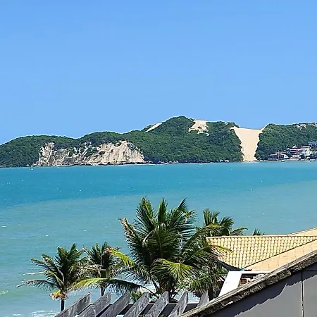Apartamento Atlantico Flat -207- Vista Ao Mar E Pe Na Areia Natal Exterior foto